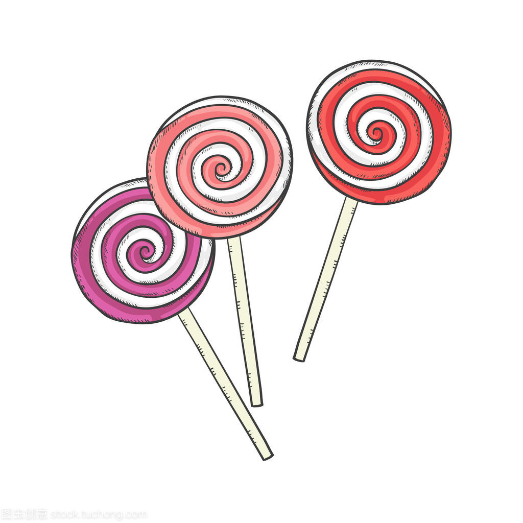 彩色卡通棒糖與茶葉 一場純白隔離中的創(chuàng)意碰撞